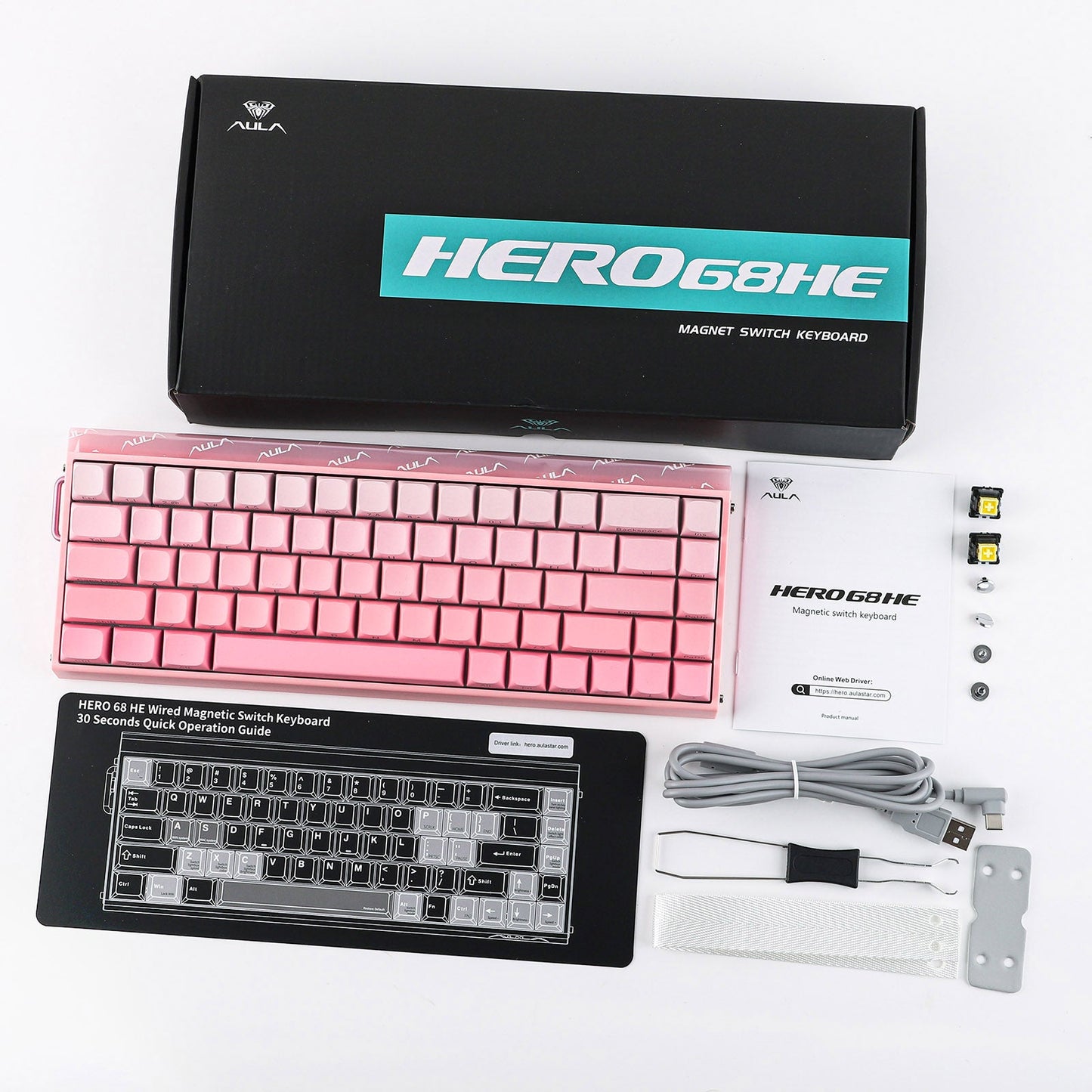 AULA HERO 68HE KEYBOARD